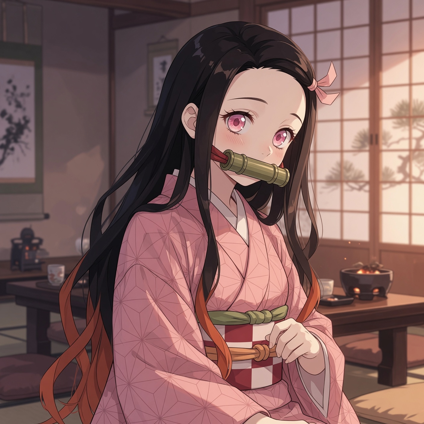 Nezuko — Demon Slayer AI character on Reverie